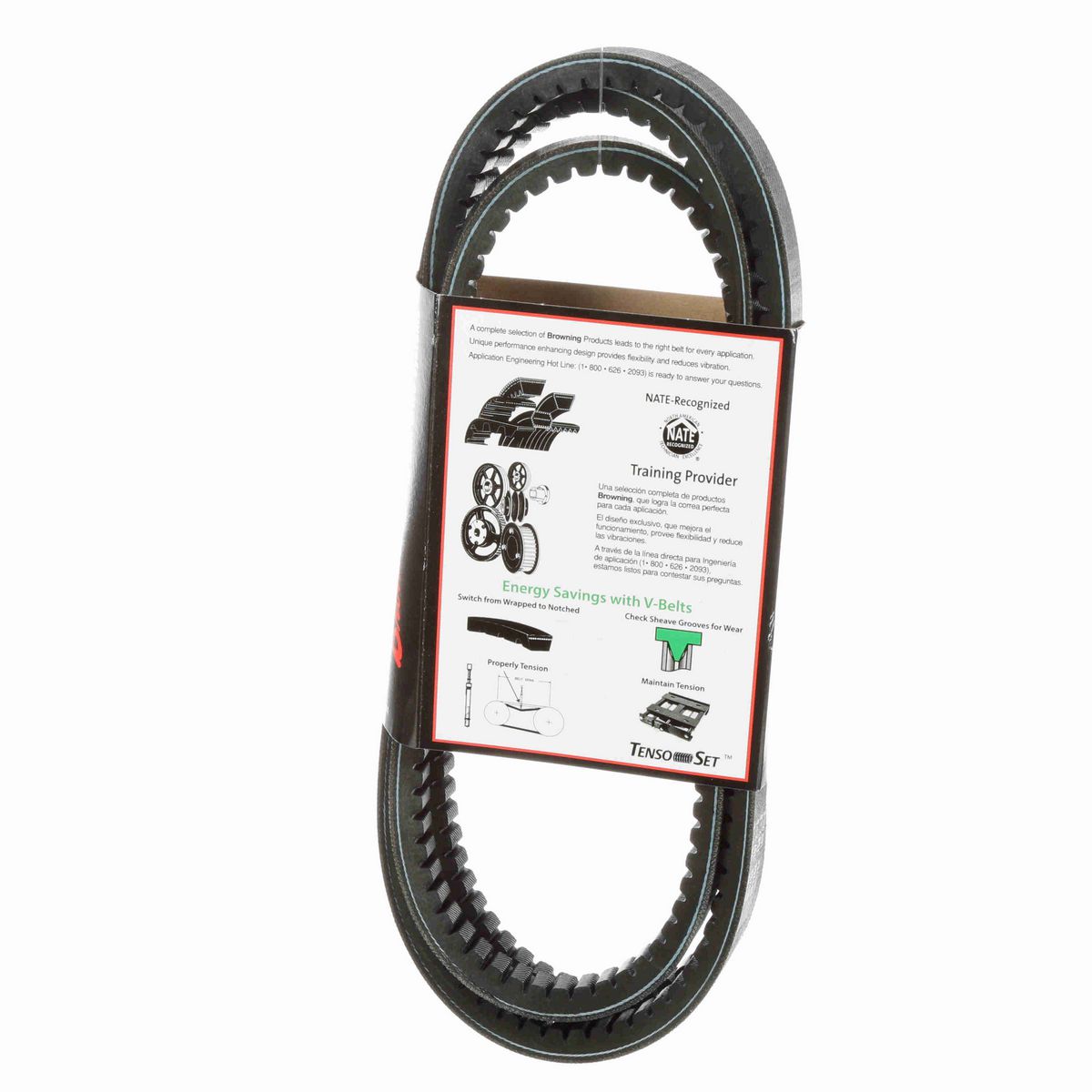 Browning EPDM Notched Belt 98% Efficient - BX87