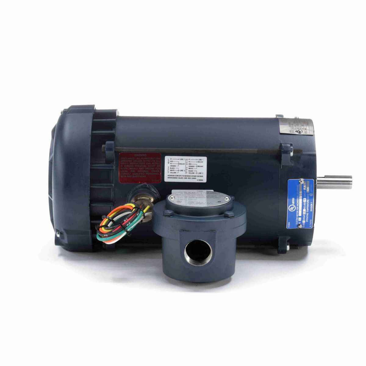 LEESON Explosion Proof Motor, 2 HP, 1 Ph, 60 Hz, 115/208-230 V, 3600 RPM, 56C Frame, EPFC - 114425.00