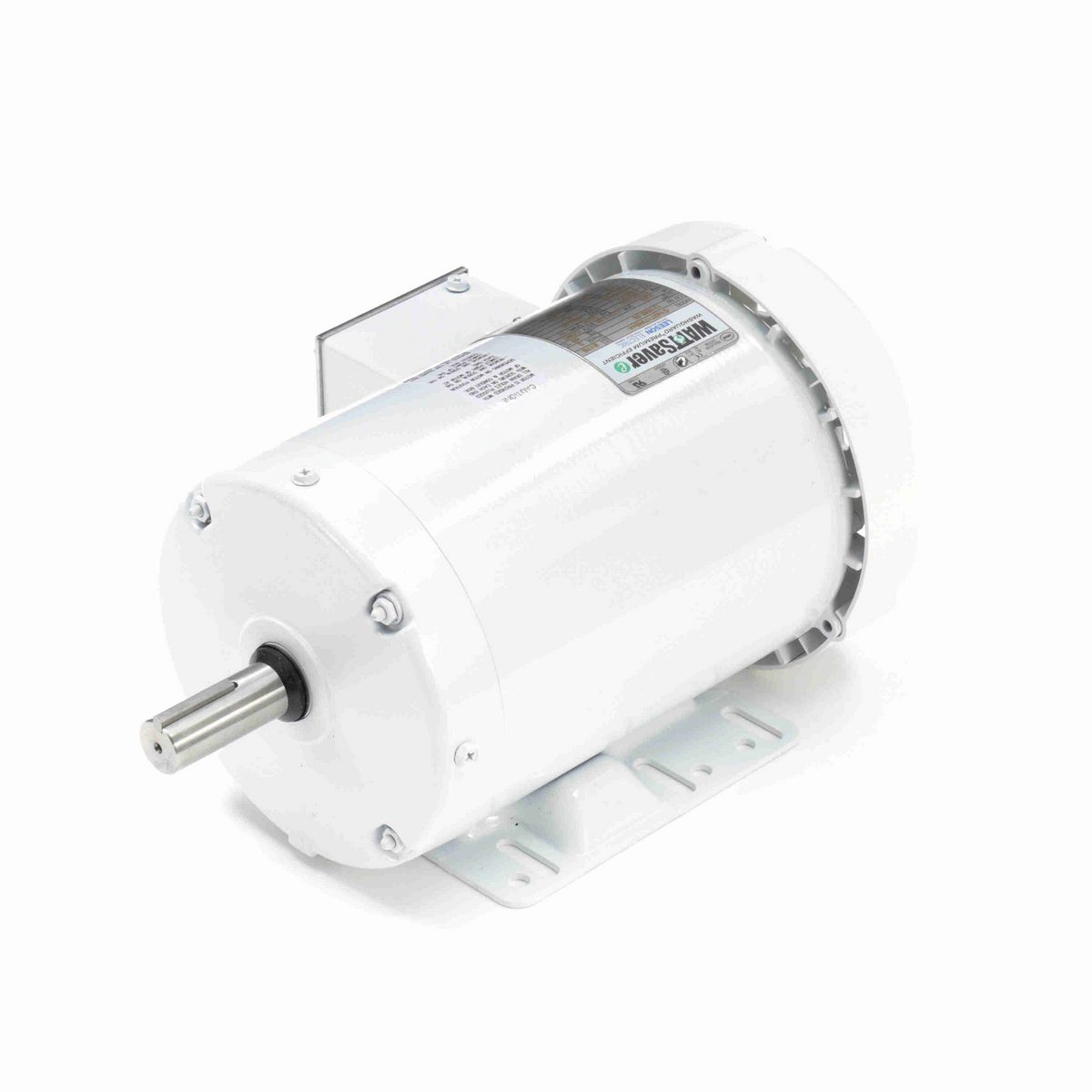 LEESON White Duck™ General Purpose Motor, 1 & 0.75 HP, 3 Ph, 60 & 50 Hz, 230/460 & 190/380 V, 1800 & 1500 RPM, 143T Frame, TEFC - 121865.00