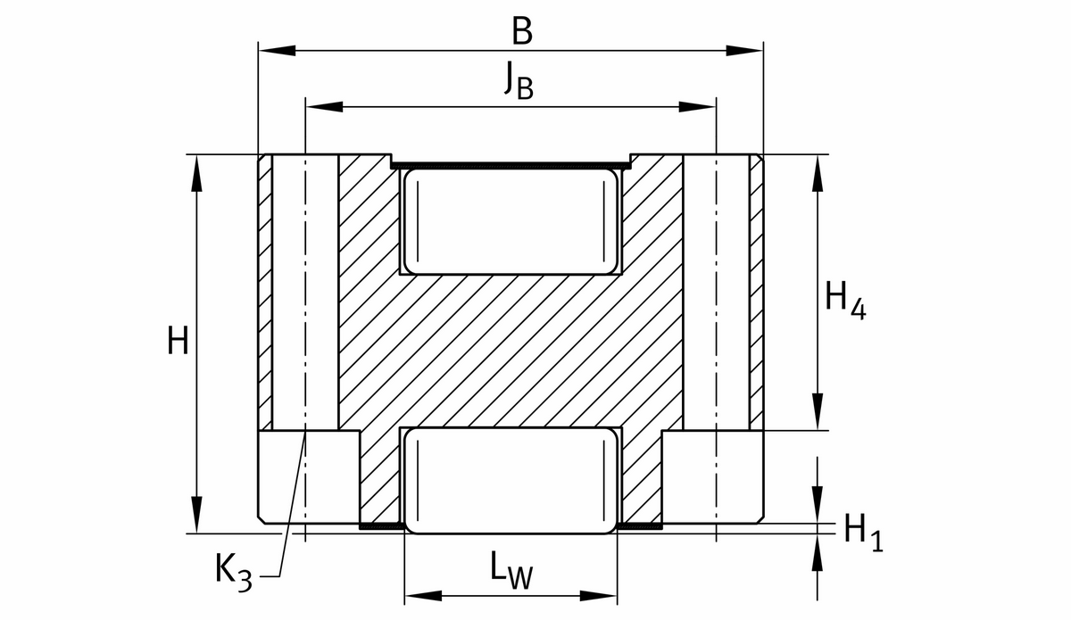 Роликовая линейная опора качения INA PR14182-PP