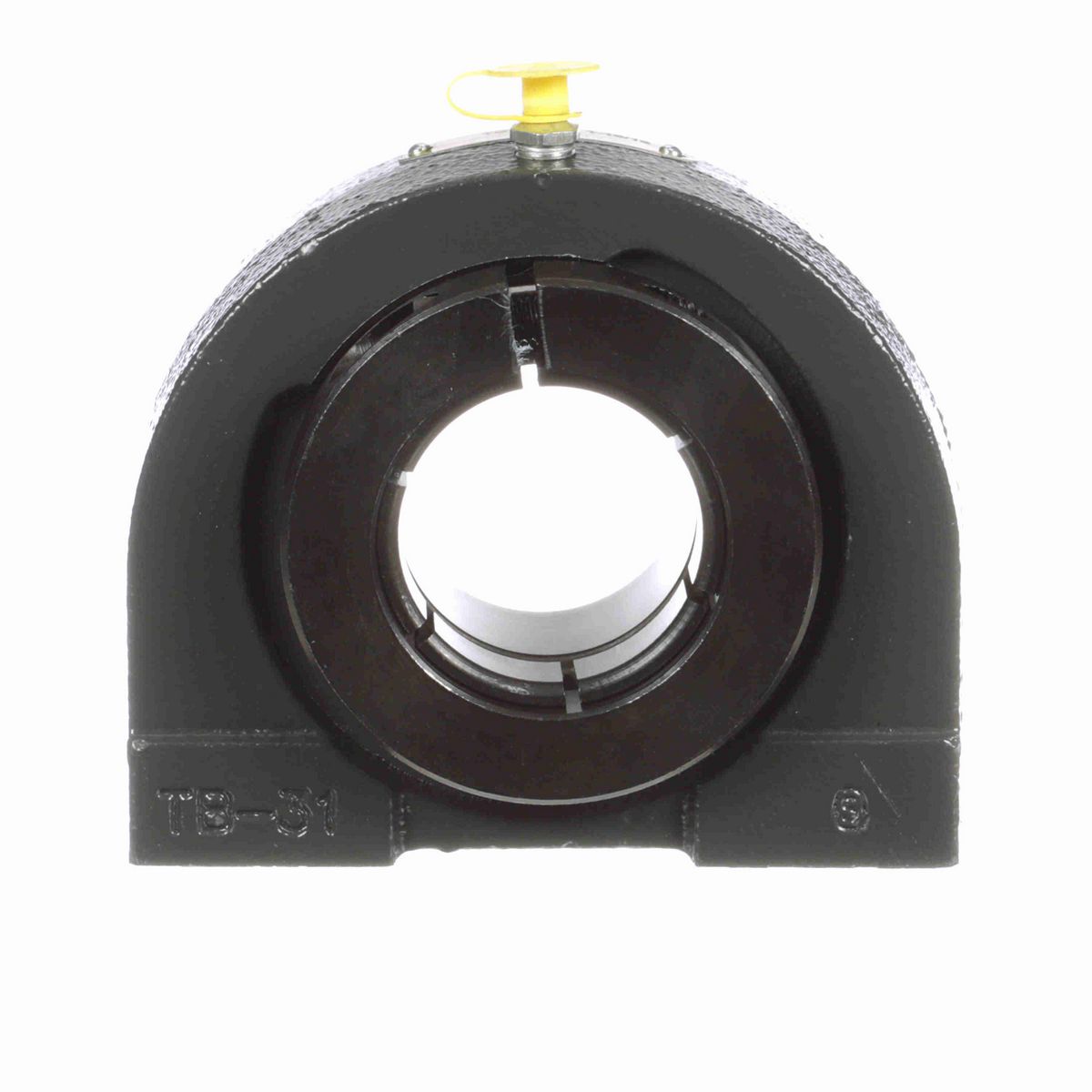 Sealmaster Mounted Cast Iron Tapped Base Pillow Block Ball Bearing - 52100 Bearing Steel, Black Oxided - Concentric Lock - TB-31T