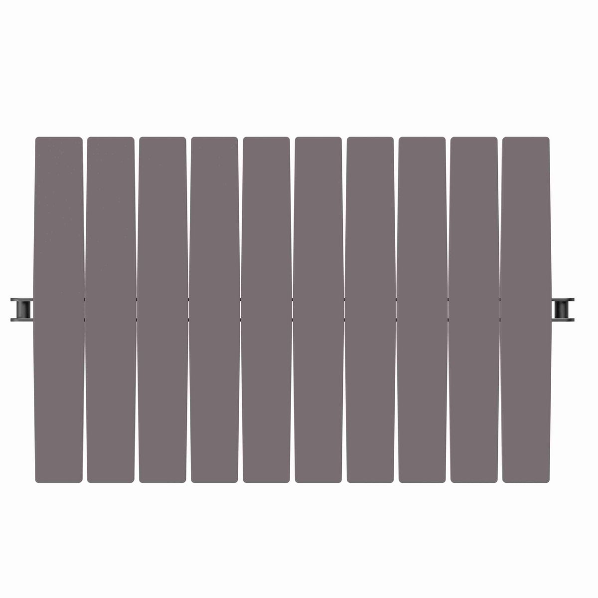 Rexnord 1873TAB Side-flexing Solid Top, Material: Brown High Performance, Width: 10in, Pitch: 1.5in - 81426345