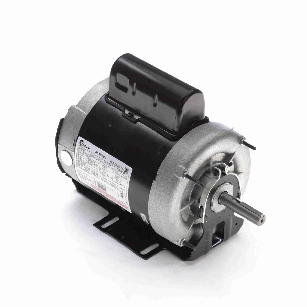 Century Direct Drive Fan Motor, 1/2 HP, 1 Ph, 60 Hz, 115/230 V, 900 RPM, K56Z Frame, TEAO - C048