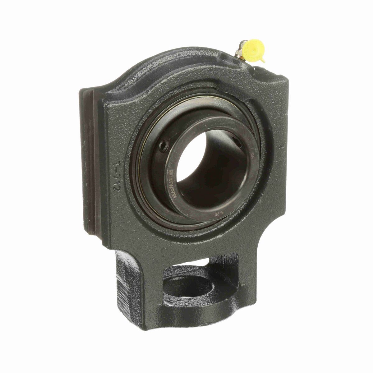 Sealmaster Mounted Cast Iron Wide Slot Take Up Ball Bearing - 52100 Bearing Steel, Black Oxided - Setscrew Lock - MST-40