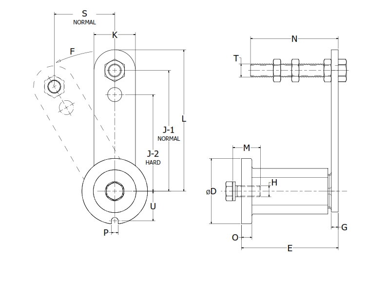 RunRight® Inch (Imperial) Tensioners - Type RT, RT N, RT H, RT R Timken 68514417452