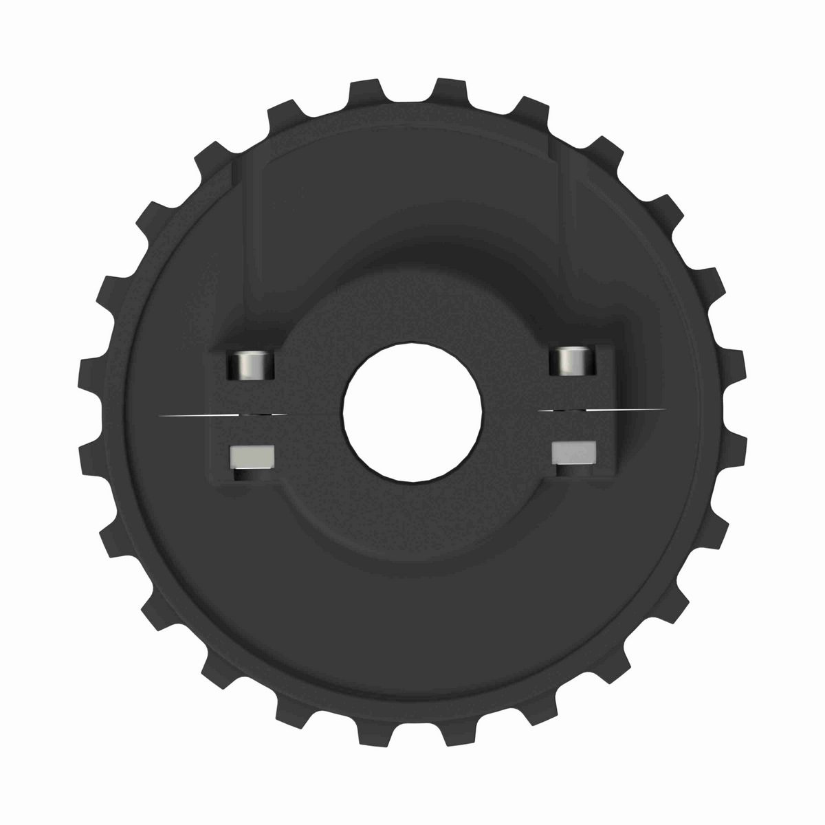Rexnord 5930 Series Split Molded Nylon Sprocket with 24 Teeth and 1-1/4in Round Idler Bore - 614-107-12