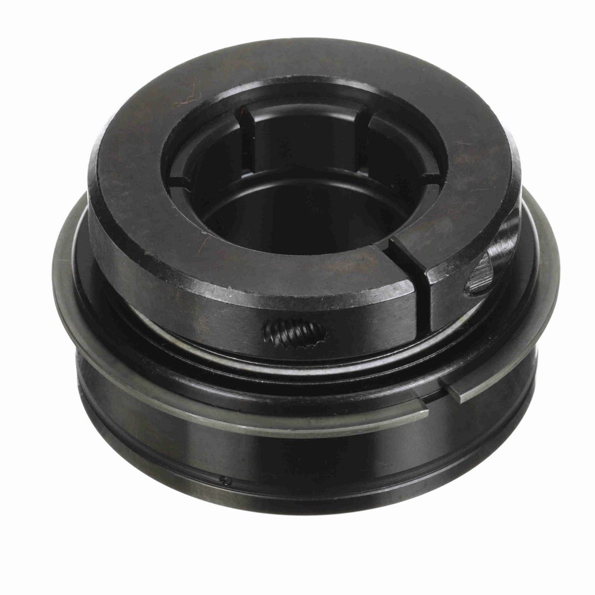 Sealmaster Mounted Insert Only Ball Bearing - 52100 Bearing Steel, Black Oxided - Concentric Lock - ER-207TM