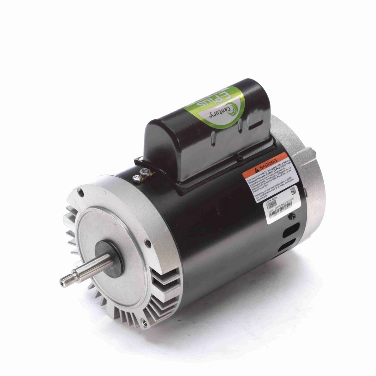 Century Pool Pump Motor, 3/4 HP, 1 Ph, 60 Hz, 208-230/115 V, 3600 RPM, U56J Frame, DP - B638