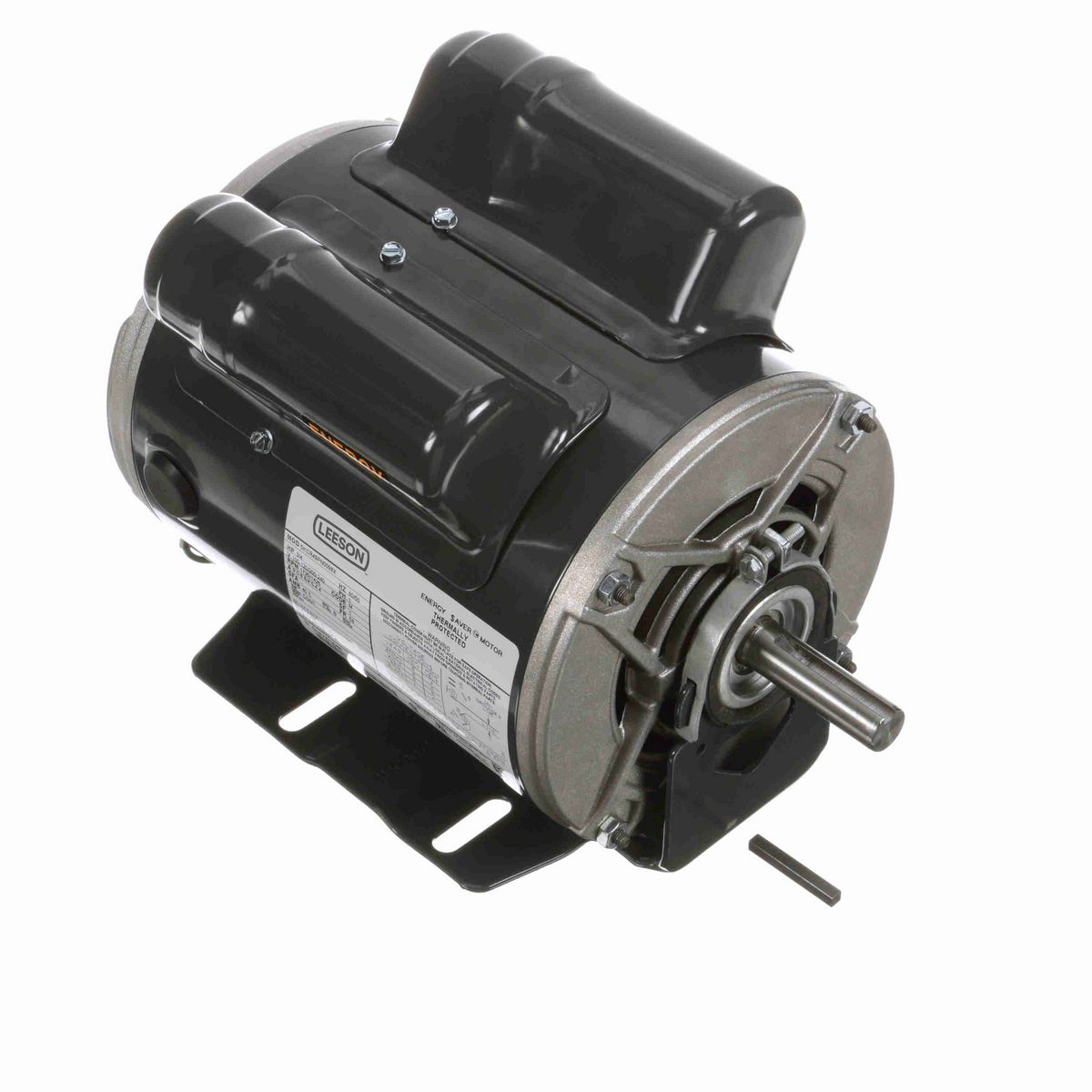LEESON General Purpose Motor, 0.75 HP, 1 Ph, 60 Hz, 100-120/200-240 V, 1800 RPM, 56 Frame, DP - EG272