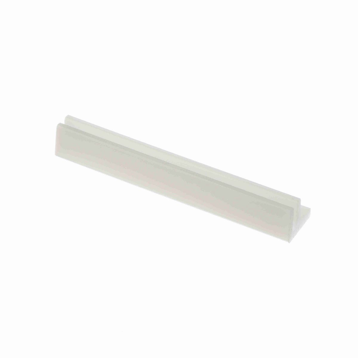 System Plast Bar Cap: 1.13"W X 0.92"H X 240"L White UHMW-PE - VG-P7GAHD-20