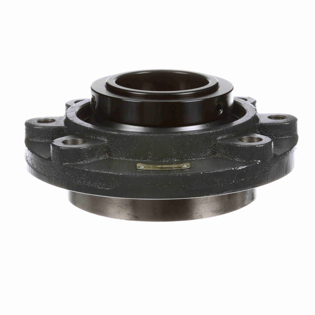 Sealmaster Mounted Ductile Iron Piloted Flange Spherical Roller - 52100 Bearing Steel, Black Oxided - Collar Mount Lock - USFCE5000-307