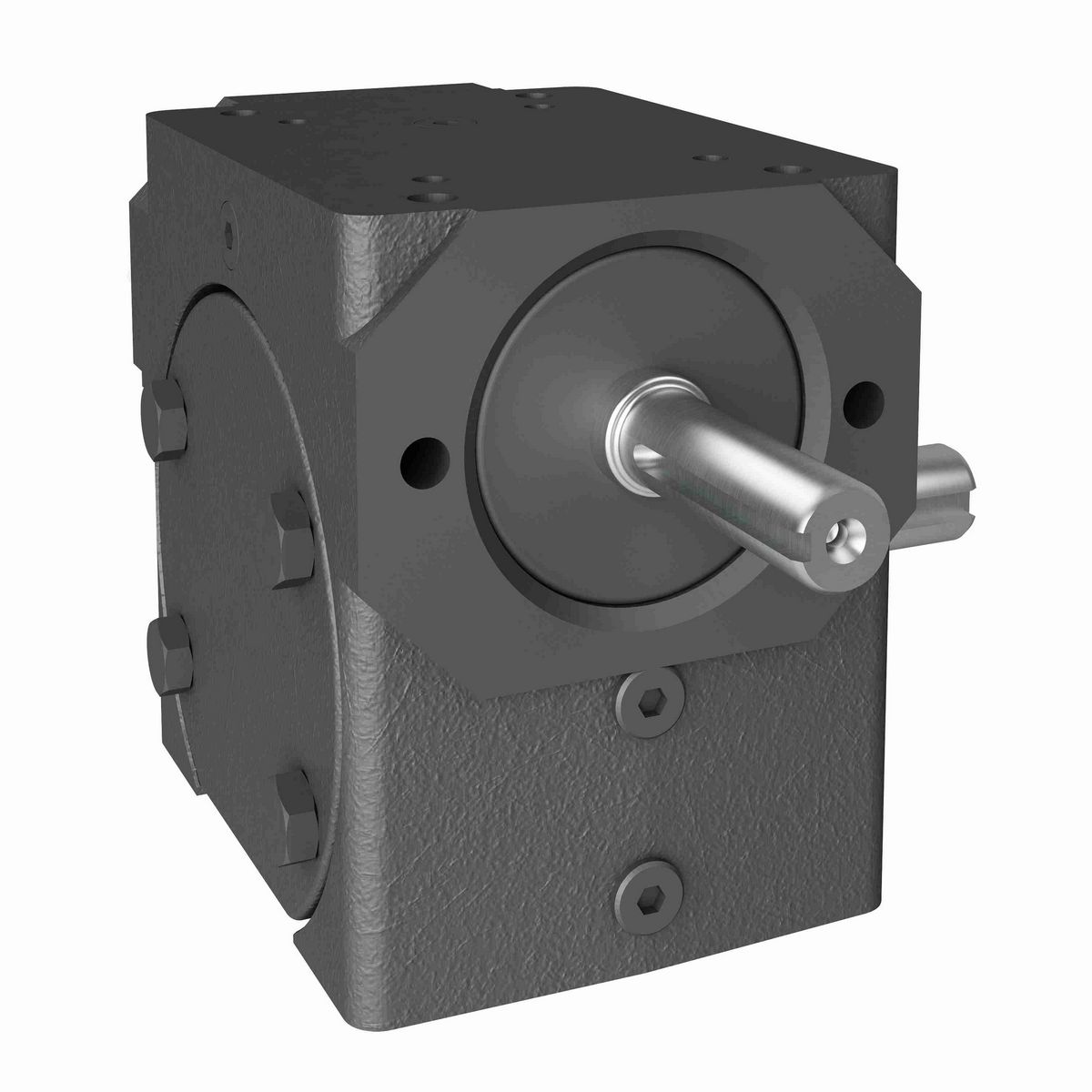 Hub City PowerCubeX Worm Gear Reducer Cast Iron Single-Reduction Worm Reducer - 131 80/1 C WR