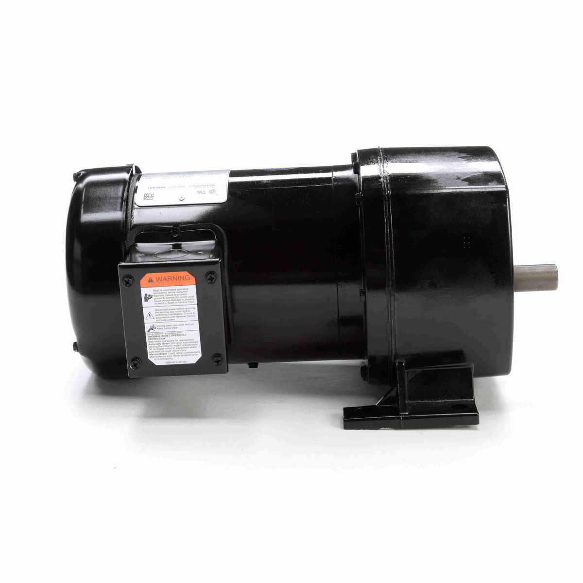 LEESON Parallel Shaft Gearmotor, 0.50 HP, 3 Ph, 60 Hz, 208-230/460 V, 133 RPM, 48Y Frame, TEFC - 107036.00