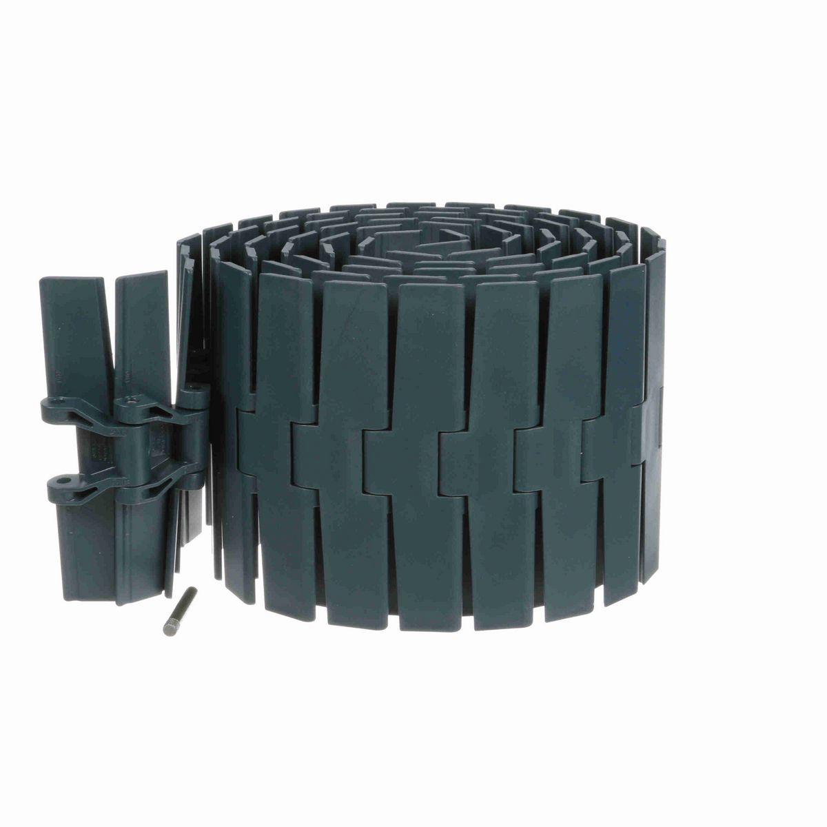 System Plast 882M Side-flexing Solid Top, Material: NG evo (Gray Blue), Width: 7.5in, Pitch: 1.5in - NGE882M-K750