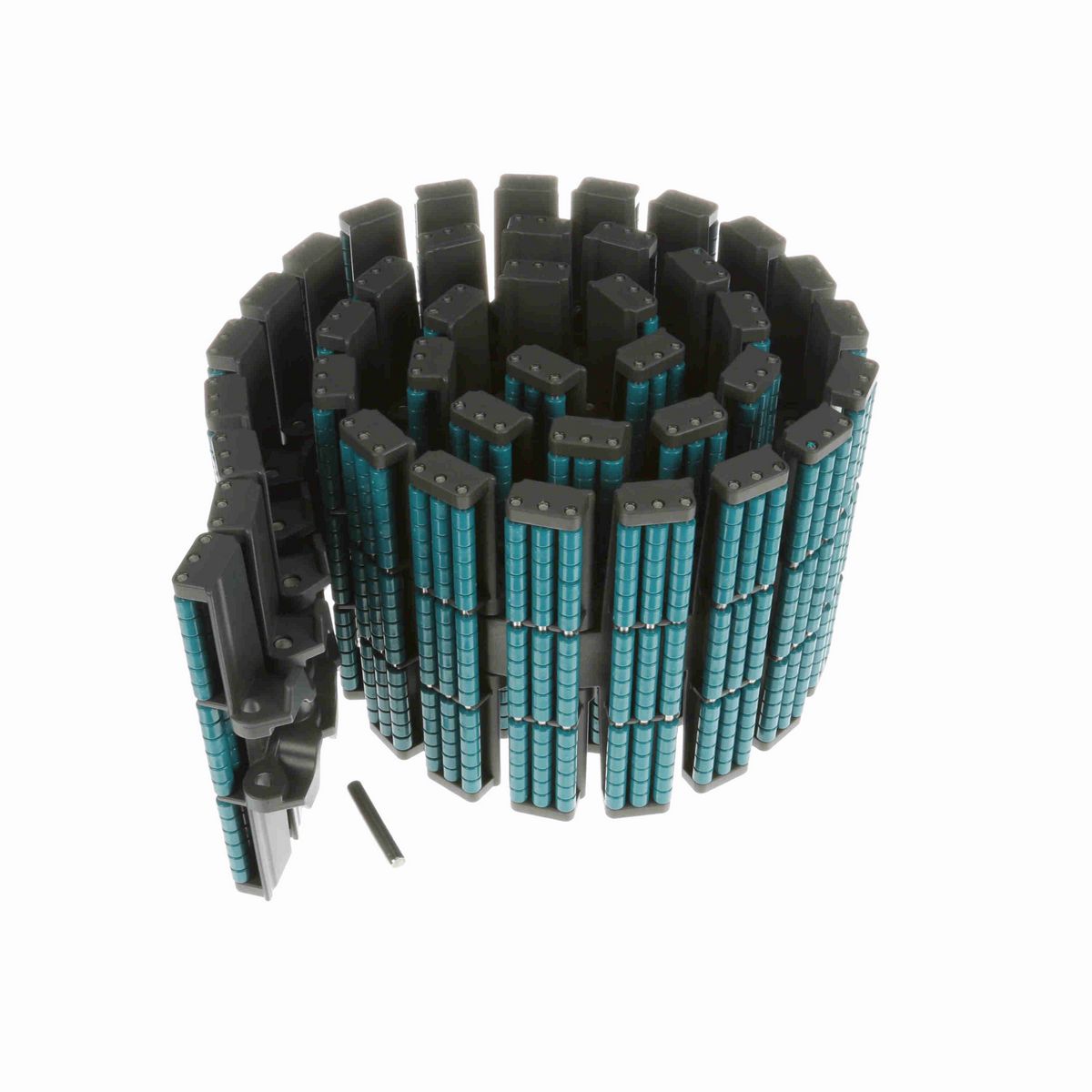 System Plast 882TAB LBP Side-flexing Low Backline Pressure, Material: Gray Low Friction, Width: 7.5in, Pitch: 1.5in - LFG882LBP-TAB-K750