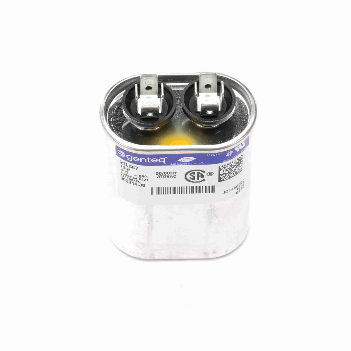 LEESON RUN CAP 15 MFD 370 VOLT - A378