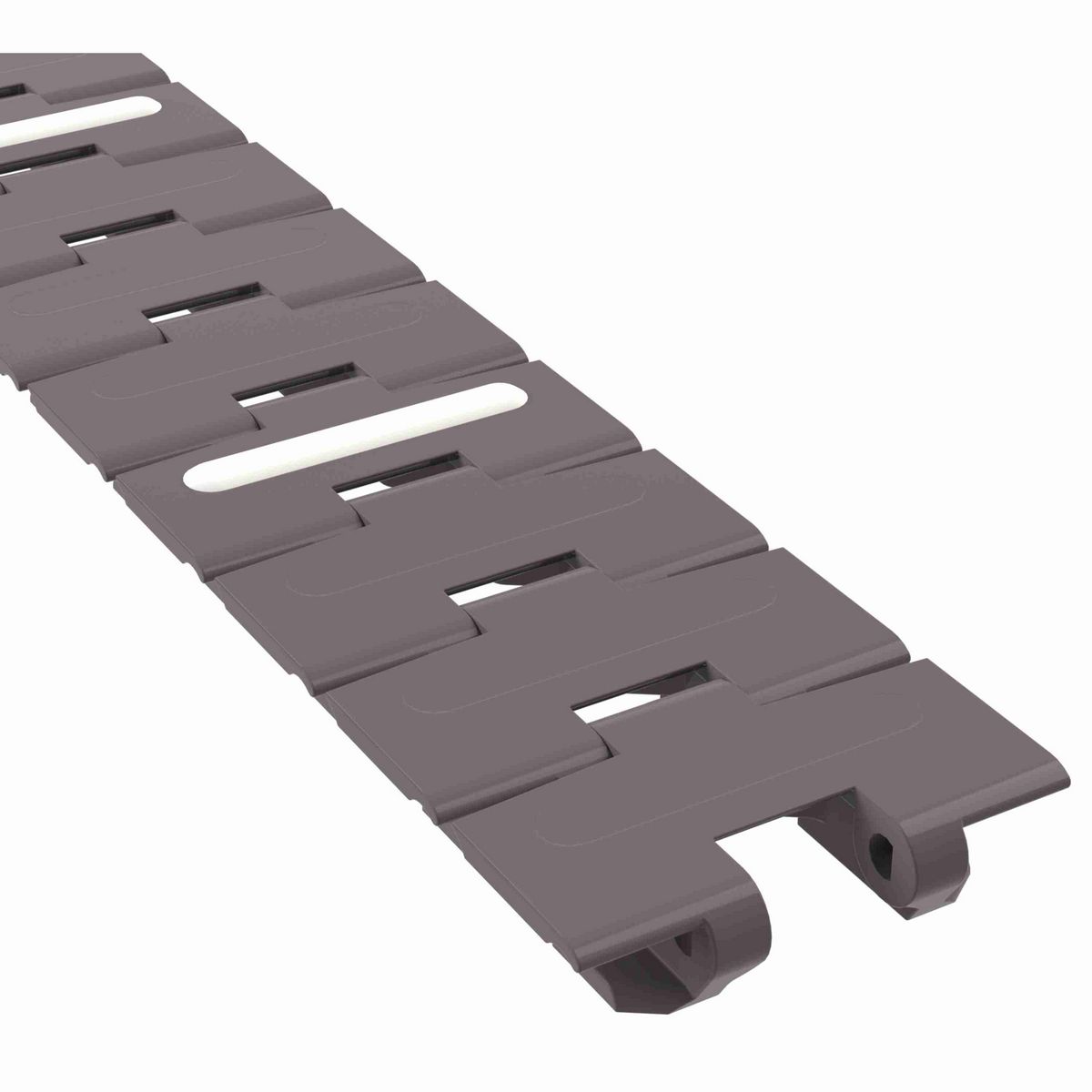 Rexnord 880TAB RubberTop® Side-flexing RubberTop®, Material: Brown High Performance, Width: 3.25in, Pitch: 1.5in - 81420081