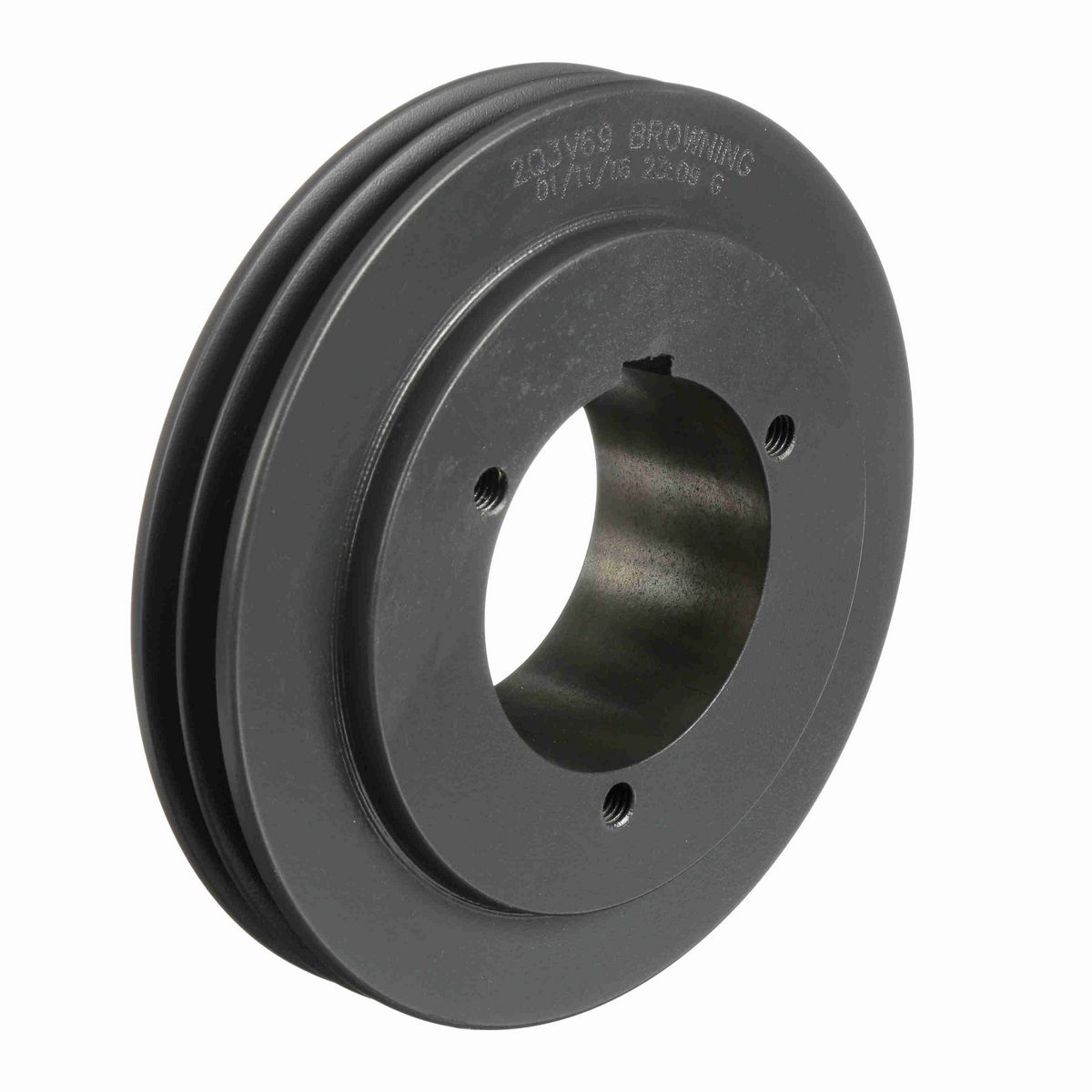 Browning 2 Groove Cast Iron Bushed Bore Multiple Sheave - 2Q3V69