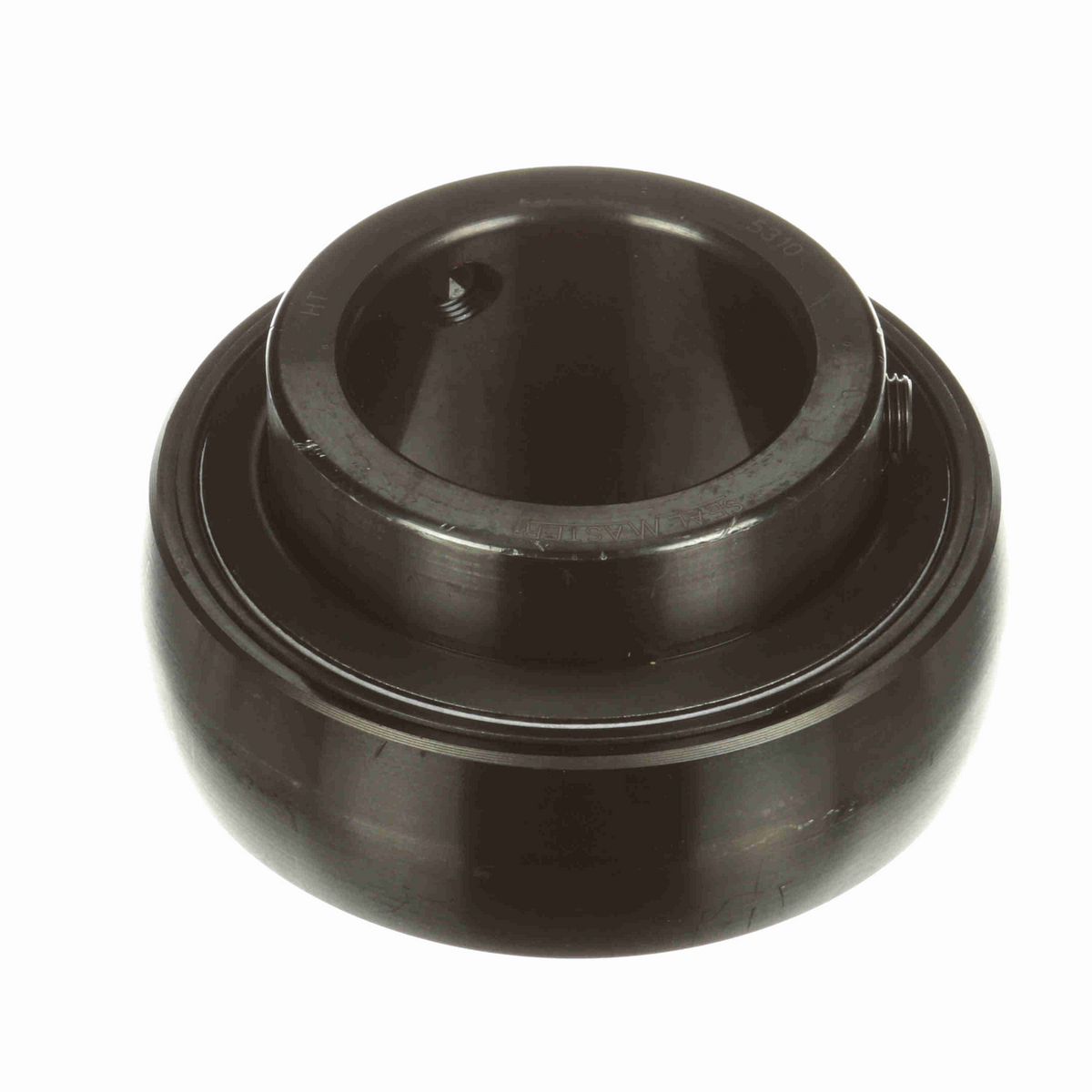 Sealmaster Mounted Insert Only Ball Bearing - 52100 Bearing Steel, Black Oxided - Setscrew Lock - 5310