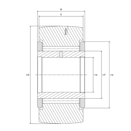 Опорный ролик с внутренним кольцом NTN NATV25/3AS