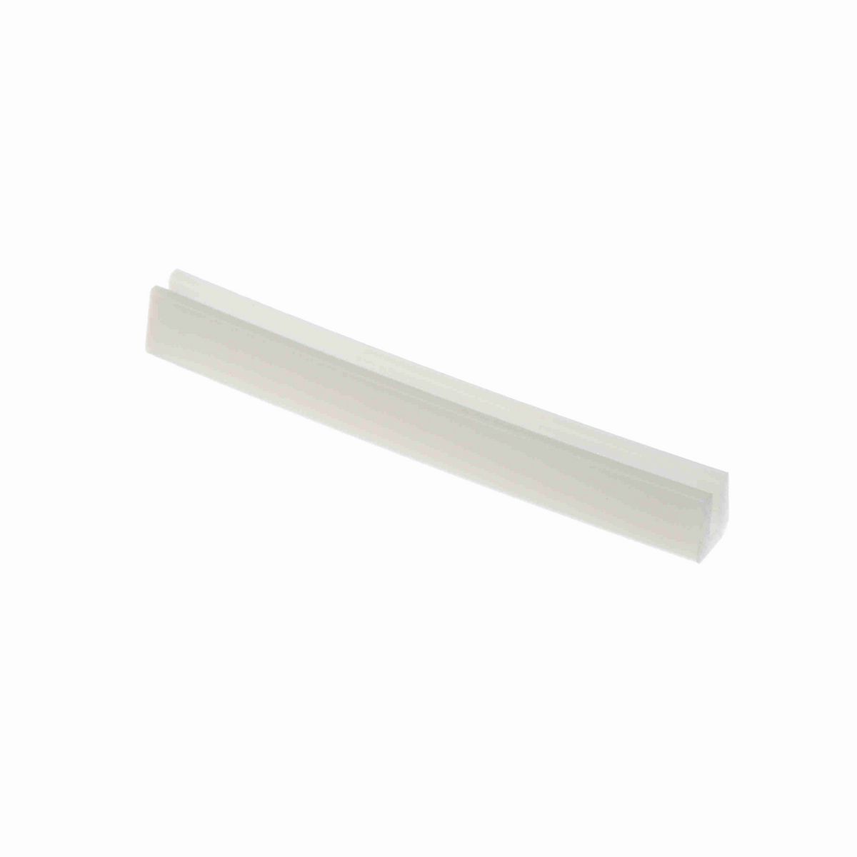 System Plast Bar Cap: 0.62"W X 0.76"H X 240"L White UHMW-PE - VG-P7GABC-20