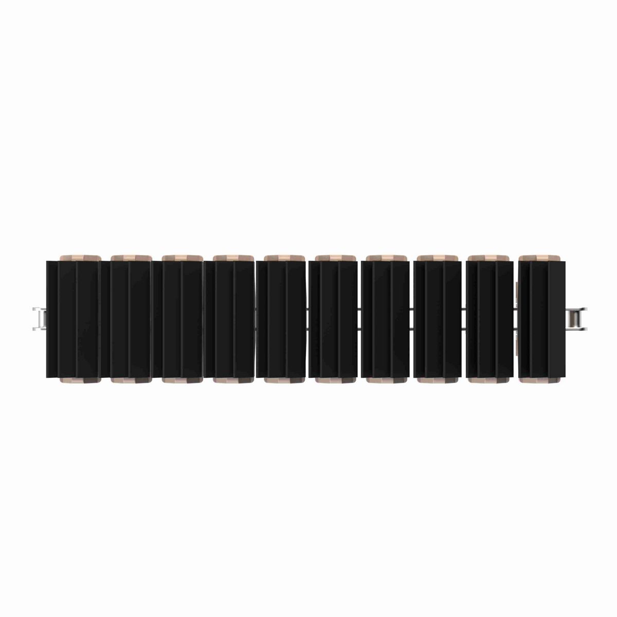 Rexnord 1873TAB SideGrip™ Side-flexing, Material: Tan Low Friction, Width: 3.75in, Pitch: 1.5in - 81426501