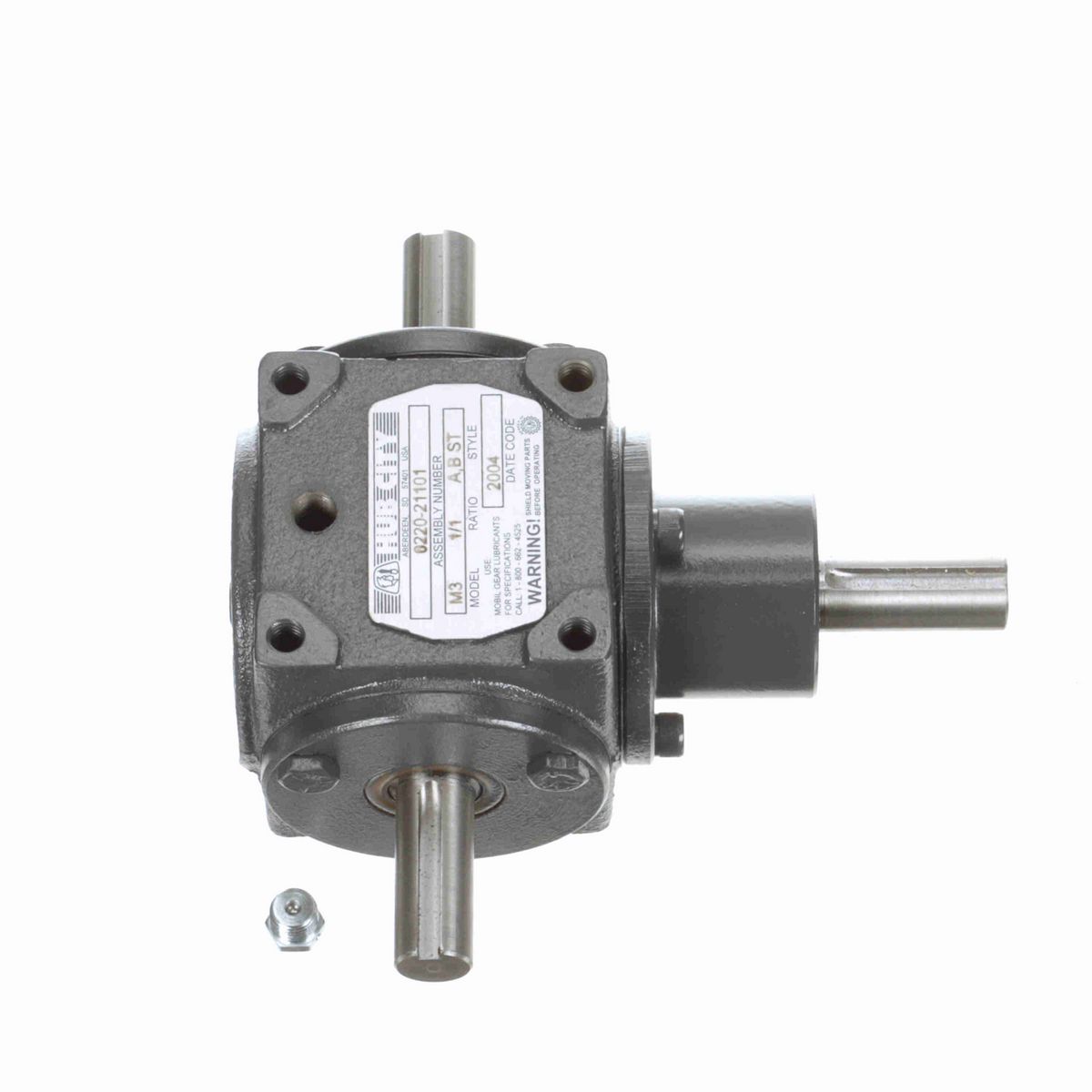 Hub City Bevel Gear Drives Cast Iron Bevel Reducer - M3 1/1 A,B ST