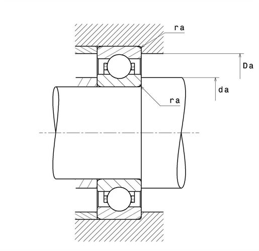Однорядный шарикоподшипник NTN 6936C3
