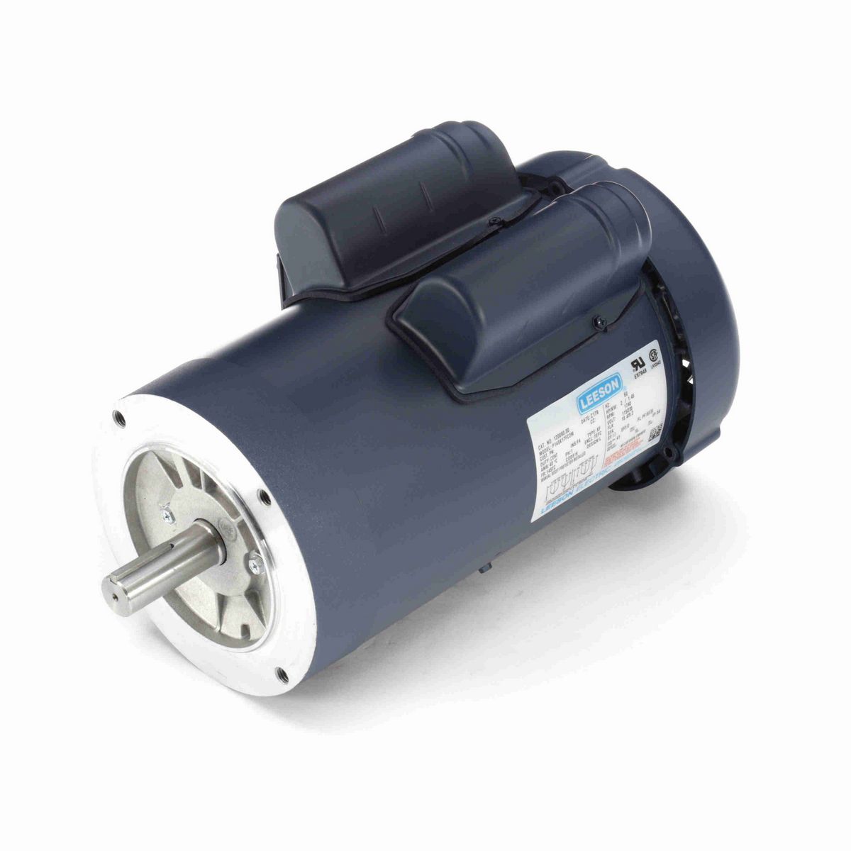 LEESON General Purpose Motor, 2 HP, 1 Ph, 60 Hz, 115/230 V, 1800 RPM, 145TC Frame, TEFC - 120060.00