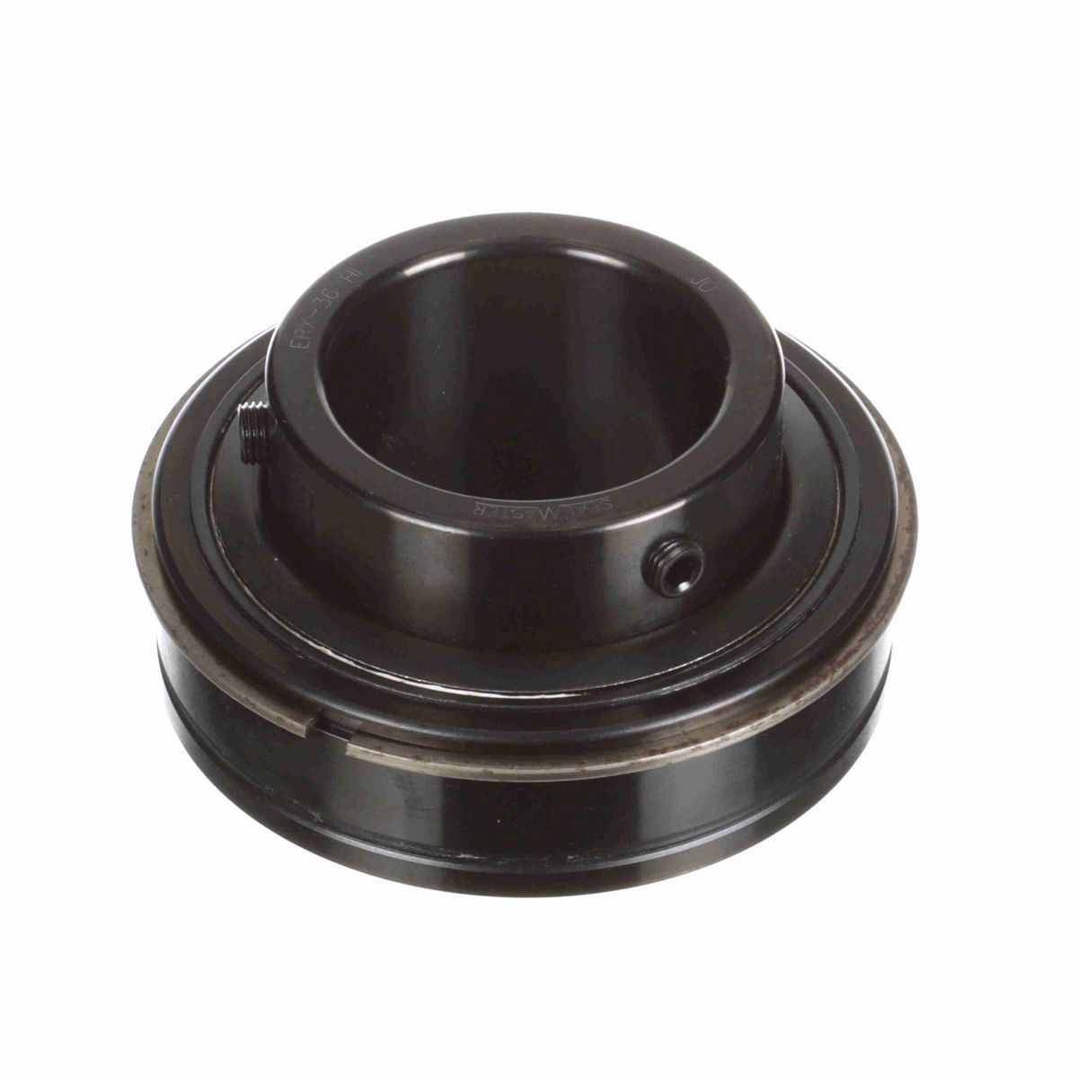 Sealmaster Mounted Insert Only Ball Bearing - 52100 Bearing Steel, Black Oxided - Setscrew Lock - High Temperature - ERX-36 HI
