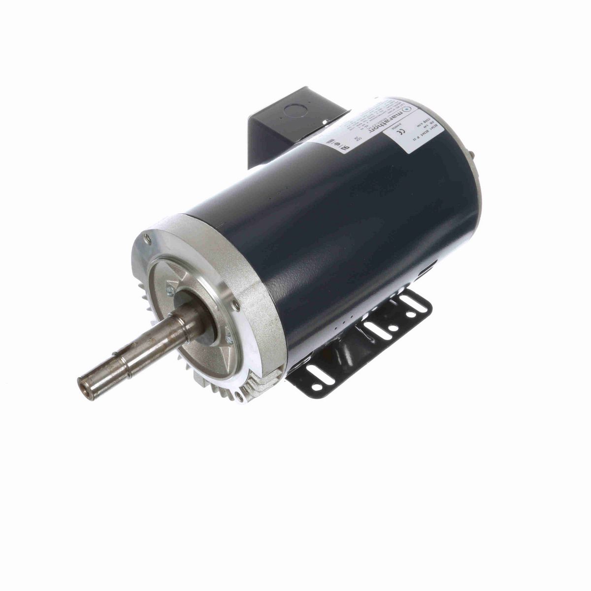 LEESON Close-Coupled Pump Motor, 2 HP, 3 Ph, 60 Hz, 200 V, 1800 RPM, 145JM Frame, DP - GT2007