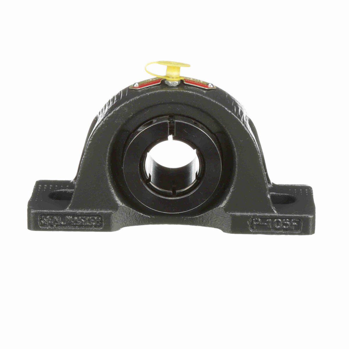 Sealmaster Mounted Cast Iron Two Bolt Low Base Pillow Block Ball Bearing - 52100 Bearing Steel, Black Oxided - Concentric Lock - NPL-19TC