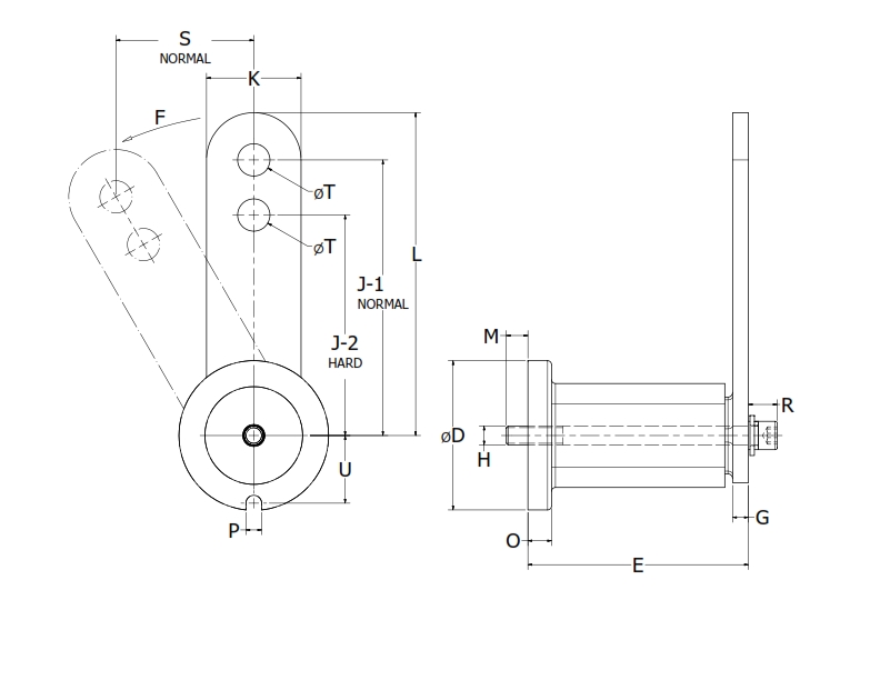 RunRight® Metric Tensioners - Type RT F (Front Mount) Timken 68514485030