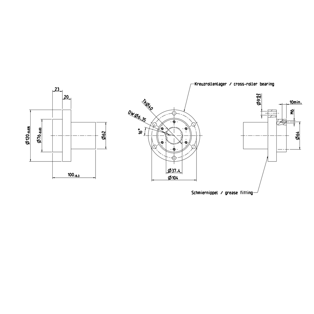 Линейная втулка устойчивая к крутящему моменту Bosch Rexroth KBDR4-LR-40DD [R072724000]
