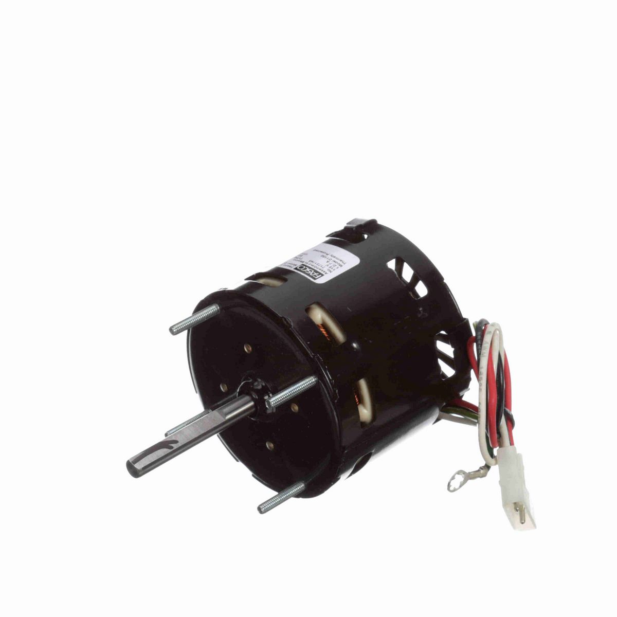 FASCO OEM Replacement Motor, 1/50 HP, 1 Ph, 60 Hz, 115 V, 1550/900 RPM, 2 Speed, 3.3" Diameter, OAO - D1100