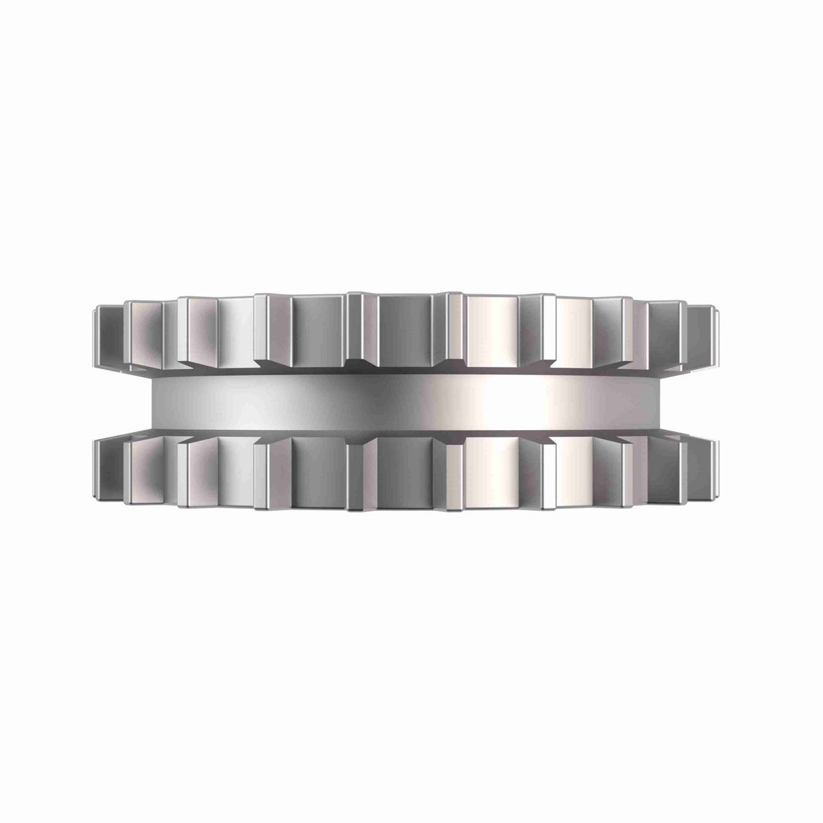 Rexnord 820 Series Solid One Piece Cast Iron Sprocket with 23 Teeth and a 1in Round Shaft-Ready Bore with Keyway & Setscrew - 401-161-13