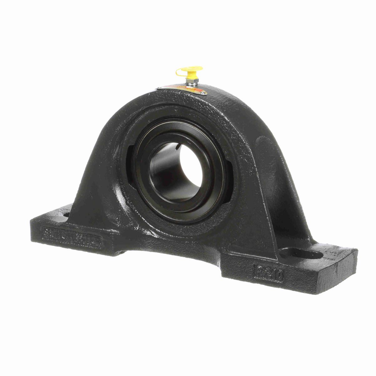 Sealmaster Mounted Cast Iron Two Bolt Pillow Block Ball Bearing - 52100 Bearing Steel, Black Oxided - Setscrew Lock - SP-32