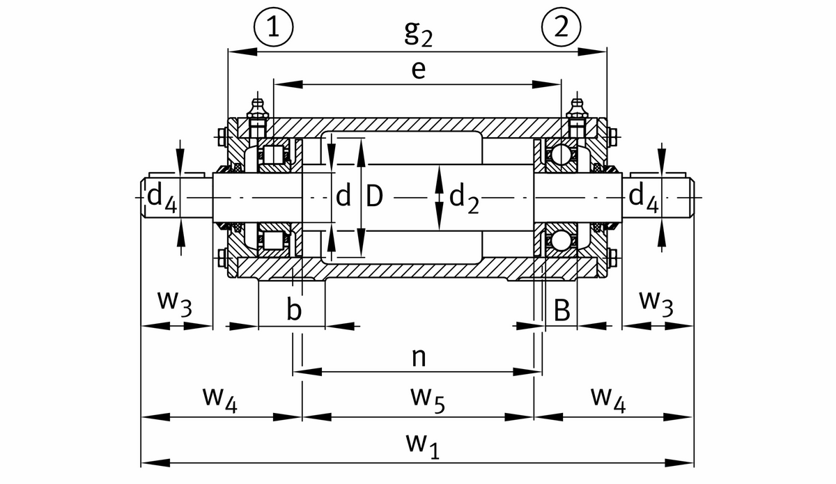 Узел стационарного корпуса FAG VRE305-B
