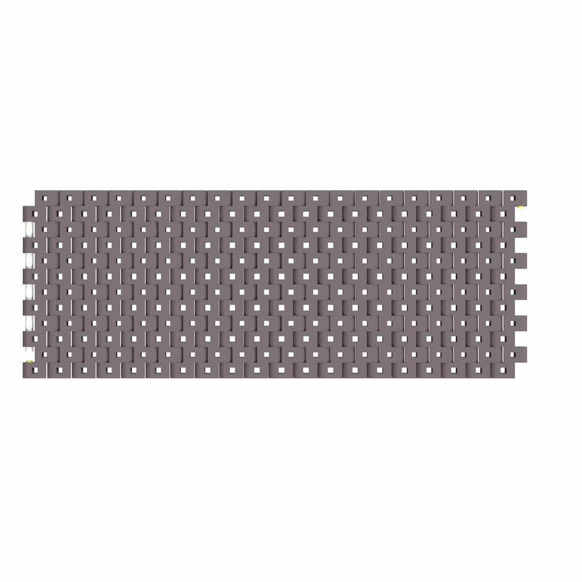 Rexnord 1506 Straight Running Flush Grid, Material: Brown High Performance, Width: 4.5in, Pitch: 15mm - 81425461