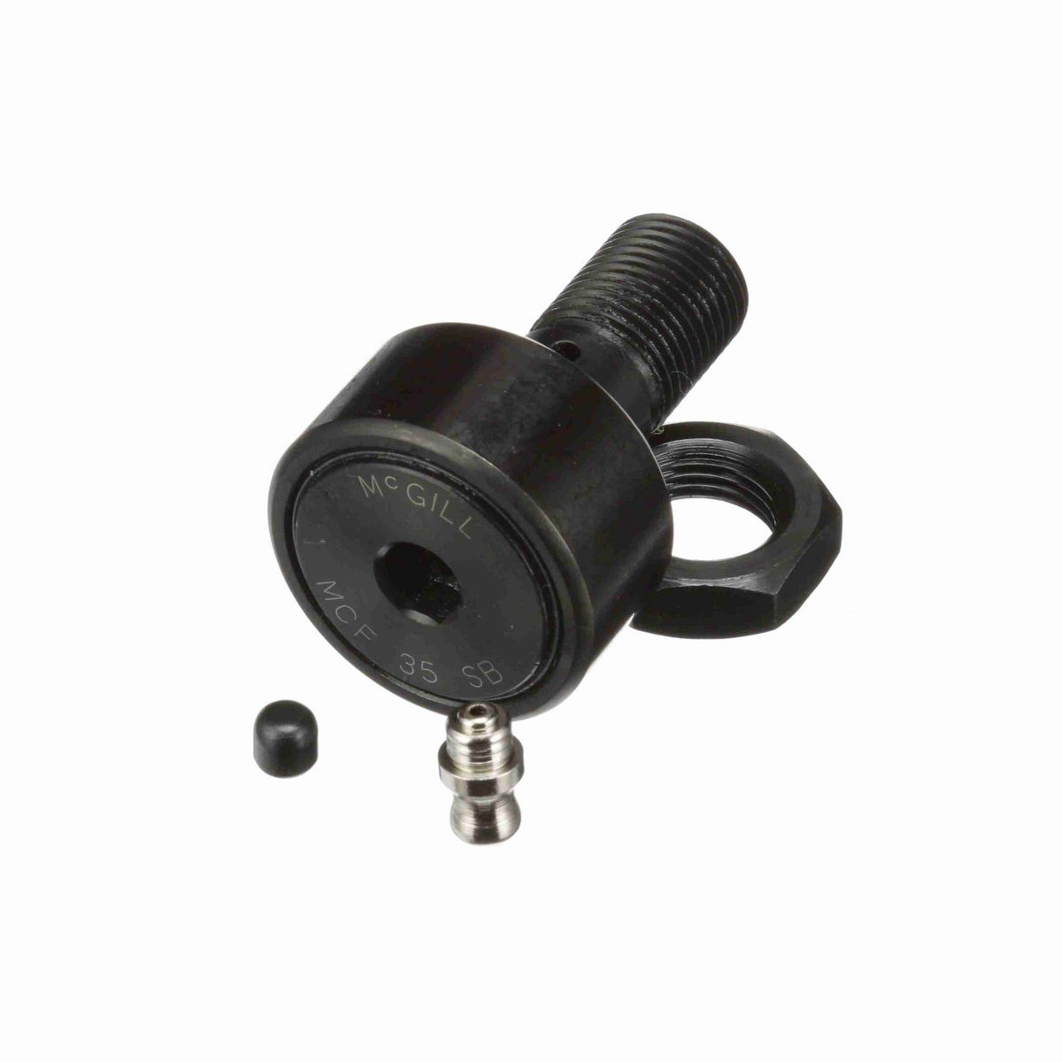 Опорный ролик с цапфой McGill CAMROL MCFE 35 SB, бочкообразный, с уплотнением, с шестигранным отверстием, метрический