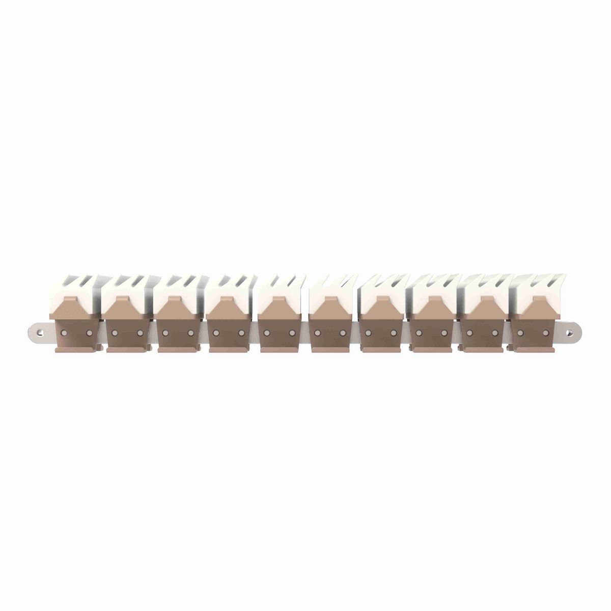 Rexnord 1873TAB SideGrip™ Side-flexing, Material: Tan Low Friction, Width: 3.75in, Pitch: 1.5in - 81426504