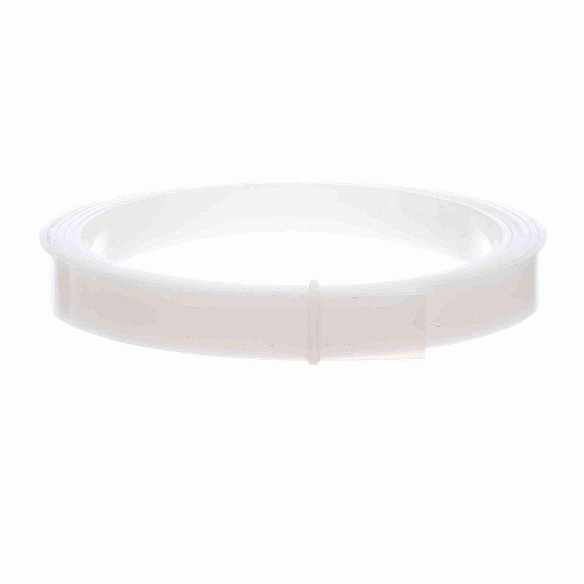 System Plast Rectangular Wear Strip: 0.13"W X 1"H X 120"L White UHMW-PE - HS-0216-10