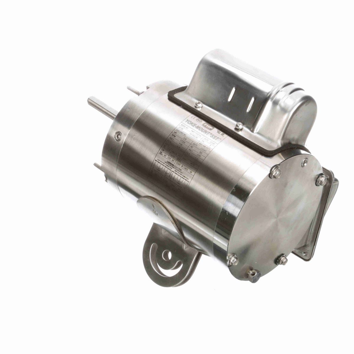 LEESON Pedestal Fan Motor, 0.25 HP, 1 Ph, 60 Hz, 115/230 V, 1800 RPM, 48YZ Frame, TEAO - 191543.00