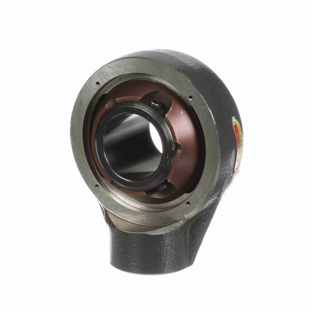 Sealmaster Mounted Cast Iron Hanger Unit Ball Bearing - 52100 Bearing Steel, Black Oxided - Setscrew Lock - PVR-1203