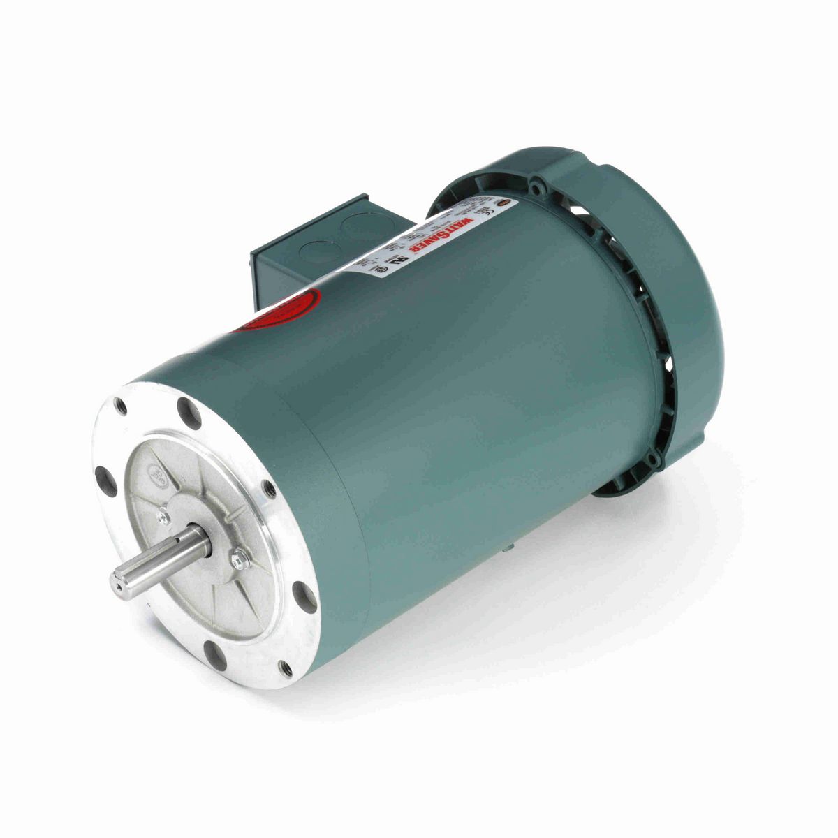LEESON General Purpose Motor, 2 & 2 HP, 3 Ph, 60 & 50 Hz, 230/460 & 190/380 V, 1800 & 1500 RPM, 56C Frame, TEFC - 116744.00