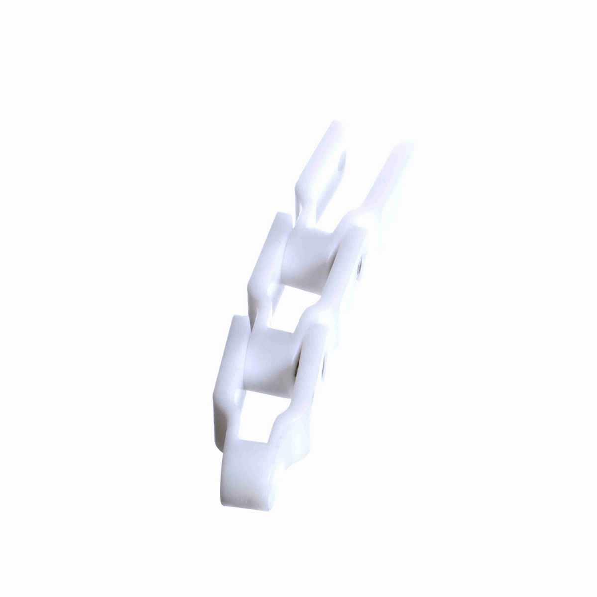 System Plast 600 Side-flexing Solid Top, Material: White Low Friction, Width: 42mm, Pitch: 2.5in - LFW600-M0042