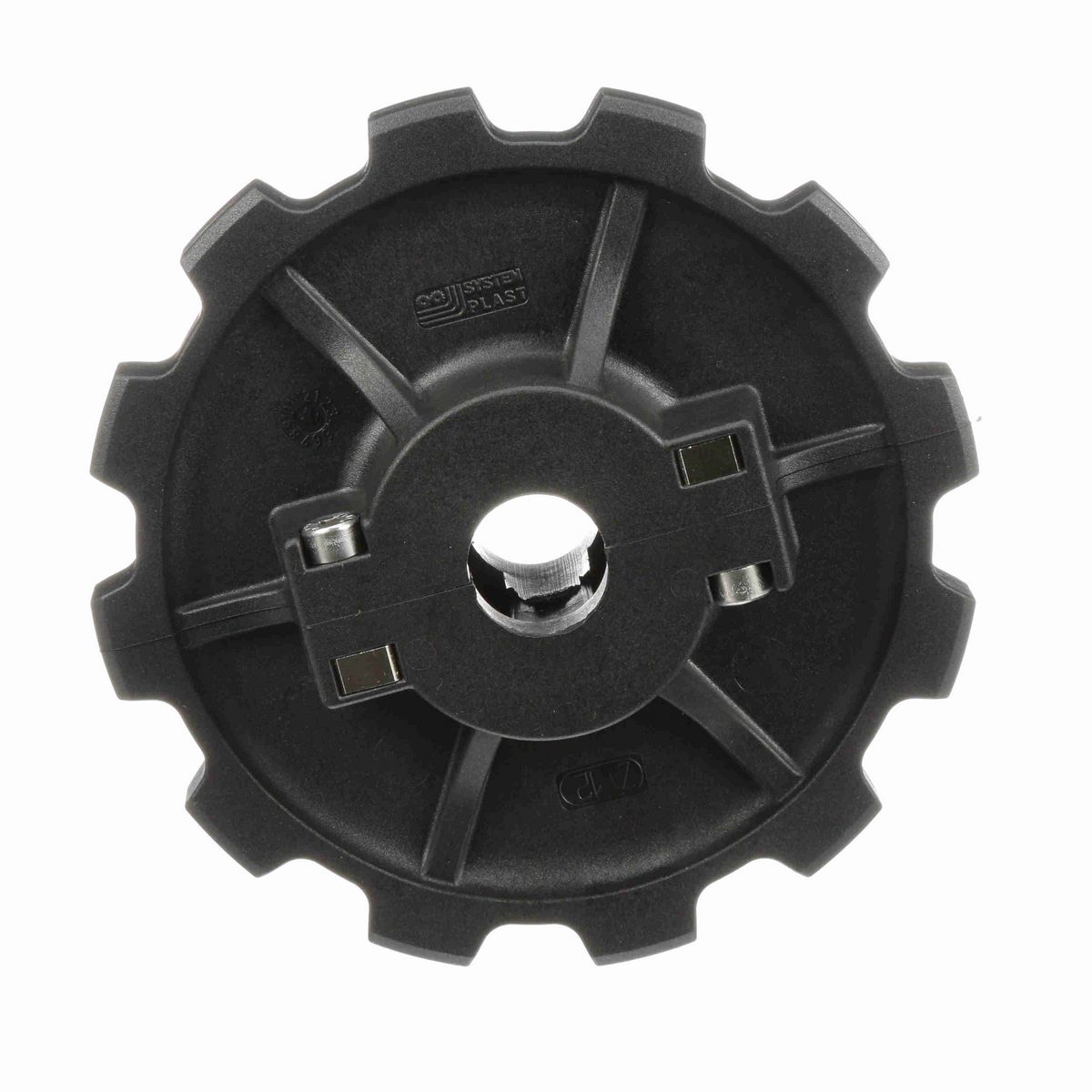 System Plast 880 Series Split Molded Sprocket with 12 Teeth and a 1-1/4in Round Idler Bore - 880-12R1.25-RS
