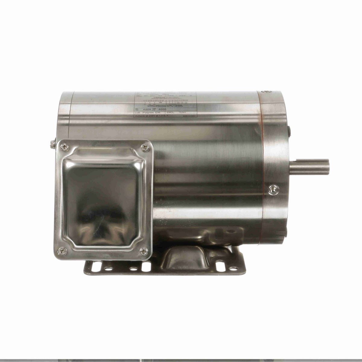 LEESON SST Duck™ General Purpose Motor, 0.75 & 0.50 HP, 3 Ph, 60 & 50 Hz, 230/460 & 190/380 V, 1200 & 1000 RPM, 56C Frame, TENV - 191415.00