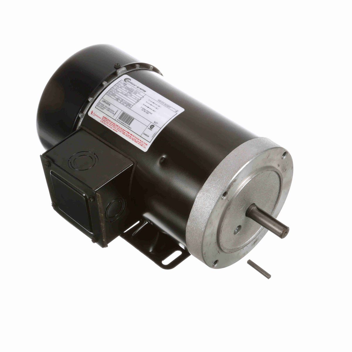 Century General Purpose Motor, 3.0 HP, 3 Ph, 60 Hz, 575 V, 3600 RPM, X56C Frame, TEFC - H949