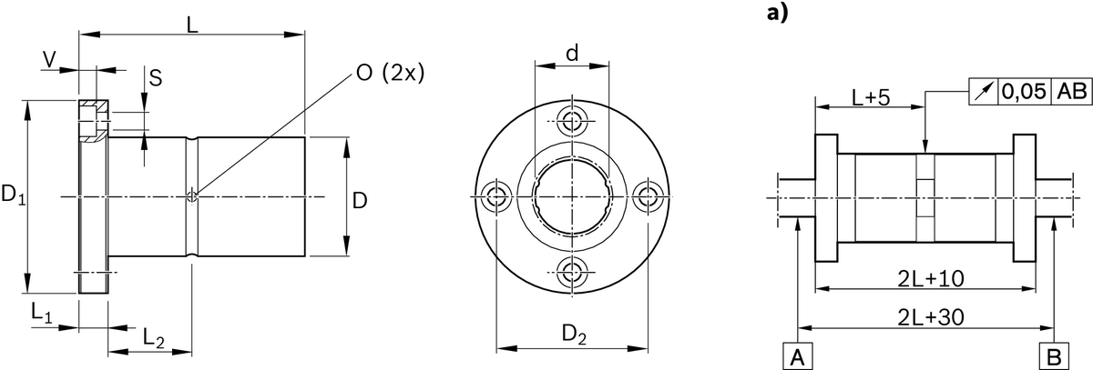 Линейная втулка устойчивая к крутящему моменту Bosch Rexroth KBDR4-F-13DD [R072521300]